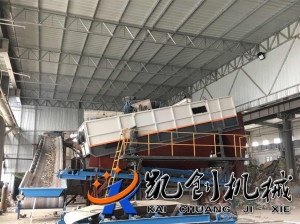 生活垃圾分拣现场