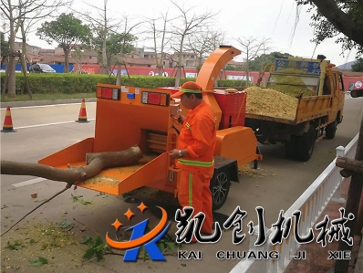 树枝破碎机在市政绿化中的表现